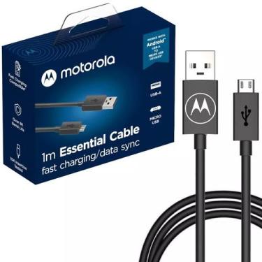 Imagem de Cabo Motorola Original Micro Usb 1.0 Metro - Moto E5 Plus, G4 Plus, G5