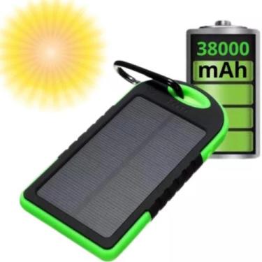 Imagem de Carregador Solar 38.000mAh Bateria Energia Portátil  Rápida - Home Goo