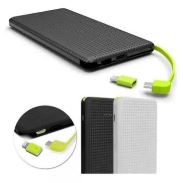 Imagem de Carregador Portátil Power Bank 10000mah Universal + Cabo - Home Goods