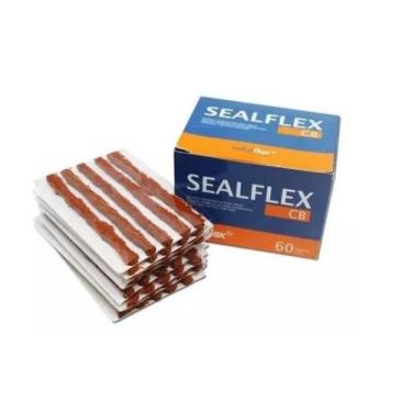Imagem de Refil Macarrão Pneu Sem Câmara Carro/Moto Sealflex Cx 60 uni - Vulcafl