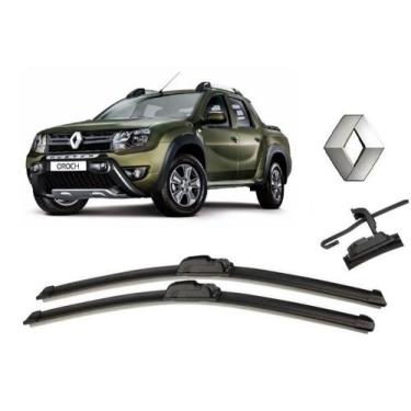 Imagem de Par De Palhetas Limpador De Parabrisa Dianteiro Renault Duster Oroch 2