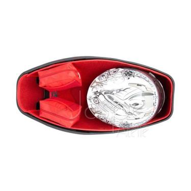 Imagem de Forração Honda Pcx 150 Forro Premium Baú 16 17 18 Vermelho - Jaspe Ate