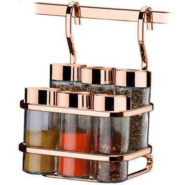 Imagem de Suporte para temperos/condimentos 7 peças rose gold - Cucina Perfetta - Future