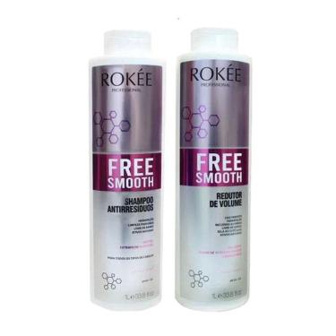 Imagem de Kit  Shampoo Antirresíduos 1L + Progressiva 1kg Free Smooth