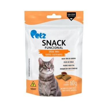 Imagem de Snack Petz Funcional para Gatos Castrados 60g