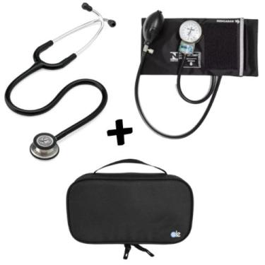 Imagem de Kit Estetoscópio Littmann + Esfigmo + Case - Cores Variadas -  Littman