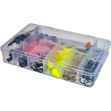 Imagem de Box Caixa Organizadora c/ Divisórias 23 cm Transparente - Usual Utilid