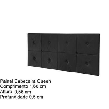 Imagem de Painel De Cama Queen 1,60 Ferrari Cor Preto - Comprar Móveis Em Casa