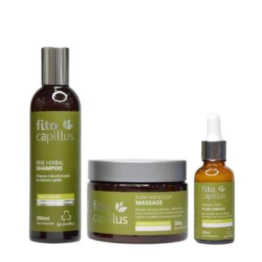 Imagem de Shampoo + Máscara + Tônico Milk Fito Capillus Herbal - Grandha