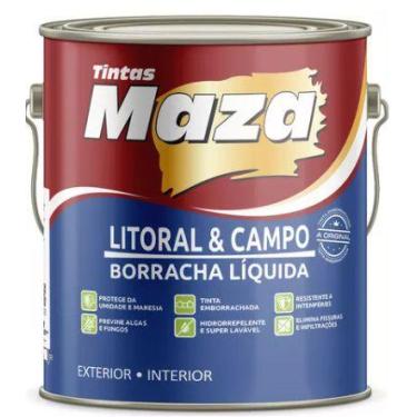 Imagem de Tinta Emborrachada Litoral E Campo Maza 3,6 L - Branco
