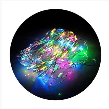 Imagem de Pisca de LED Fio de Fada 100L 10 Metros USB e Pilha Decoração Fotografia Natal (Colorido)