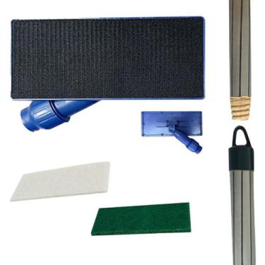 Imagem de Kit SUPORTE LT Limpa Tudo Com tiras autocolantes Para Fibras + CABO 60