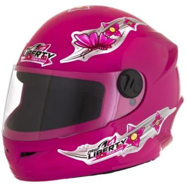 Imagem de Capacete Infantil Moto Liberty Four Girls tam 54 Menina - Pro Tork, 54