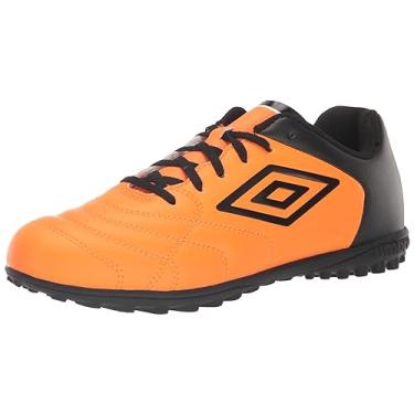 Imagem de Umbro Tênis masculino Classico Xi Tf Soccer Turf, Laranja/preto/branco, 40