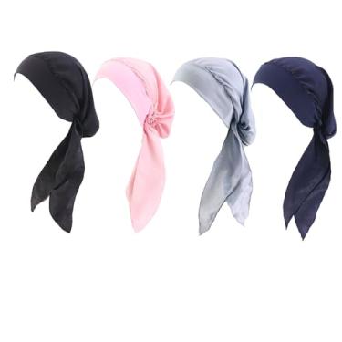 Imagem de Design Life Bar Toucas femininas de quimioterapia, lenço de cabeça leve, sedoso, macio, turbantes, estilo moderno 01