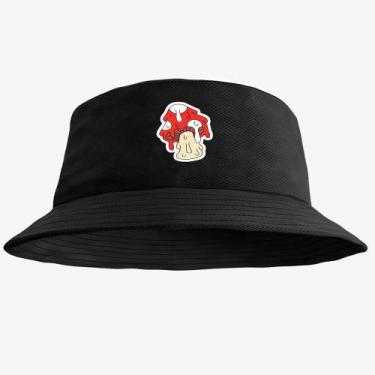 Imagem de Boné Chapéu Bucket Hat Estampado Cogumelo - MP Moda Masculina, Único, 