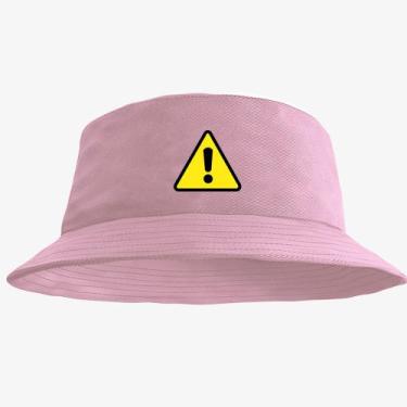 Imagem de Boné Chapéu Bucket Hat Estampado Aviso - MP Moda Masculina, Único, Ros