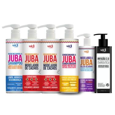 Imagem de Kit Juba Shampoo, Condicionador, Geleia, Encaracolando Widi - Widi Car