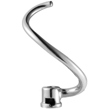Imagem de Gancho de massa para batedeiras KitchenAid 6QT Bowl-Lift, gancho de massa espiral de aço inoxidável, compatível com os modelos KV25G0X, KP26M1X, Pro série 600, lavável na lava-louças