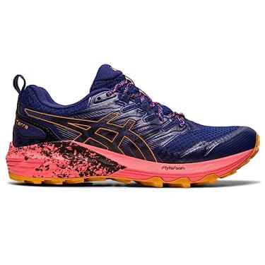 Imagem de ASICS Tênis de corrida feminino Gel-Trabuco Terra, Azul índigo, tempestade de areia, 34