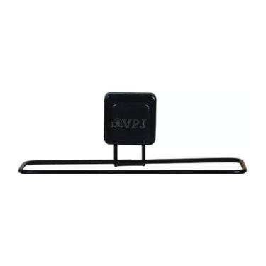 Imagem de Suporte Porta Toalha Rosto Banheiro Lavabo Com Ventosa Minimalista Lux