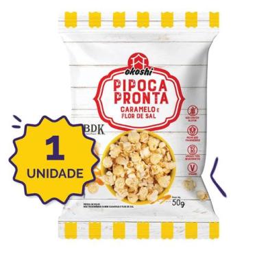 Imagem de Pipoca Pronta - Caramelo e Flor de Sal - Okoshi