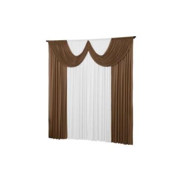 Imagem de Cortina Paris 5 Metros Quarto Sala Igreja Malha Gel  - Dennis Confecçõ