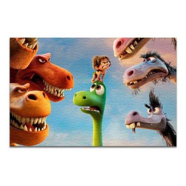 Imagem de Quebra-cabeça Personalizado O Bom Dinossauro 48 Peças - Pomps Geek