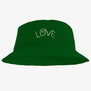 Imagem de Chapéu Bucket Hat Estampado Love - MP Moda Masculina, Único, Verde esc
