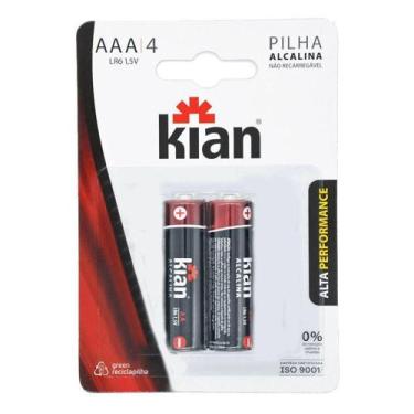 Imagem de Pilha alcalina kian palito c/2