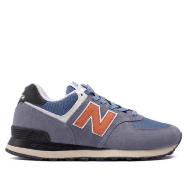 Imagem de Tênis Masculino New Balance 574v2 Cinza Escuro, Cinza escuro, 41