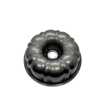 Imagem de Forma antiaderente para pudim em aço inox 24x8cm - Zambiweb