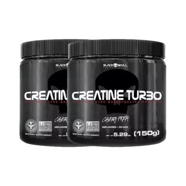 Imagem de Kit 2 Creatinas Turbo 150g Pote - Black Skull