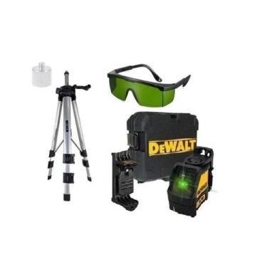 Imagem de Nível Laser Dewalt + Tripé + Óculos + Maleta - Dw088cg-la
