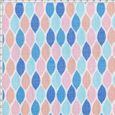 Imagem de Tecido Estampado para Patchwork - Coleção Insetos Geométrico Coloridos