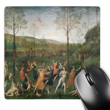 Imagem de 3dRose O combate do amor e castidade por Pietro Perugino - Mouse pad, 20 x 20 cm (mp_127092_1)