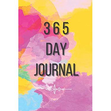 Imagem de 365 Day Journal - One Page A Day | Unlined | Undated | 6x9 Daily Dairy | Watercolor Cover: Daily Diary for 365 days of Journaling. Gift for Family and Friends