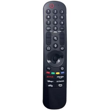 Imagem de MR23GA AKB76043102 Substituição de controle remoto IR para LG LCD TV 43QNED75ARA 43QNED75URA 50QNED75ARA 50QNED75URA 50QNED80ARA 50QNED80URA 50UR8000AUB 50UR8050AUB A 50UR9 000PUB 55QNED75ARA