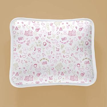 Imagem de Jg Lençol 2 Pçs Berço SulBrasil Vivaldi Baby 100% Algodão Baby Rosa