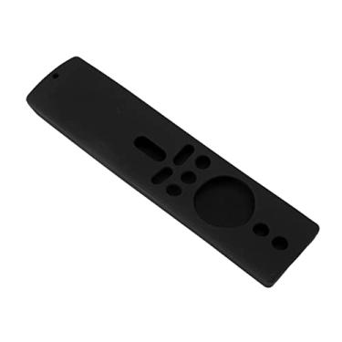 Imagem de Capa Protetora de Silicone Akozon para Controle Remoto Mi Box S 4K TV Stick | Capa à Prova de Choque e Antiderrapante (Preto)