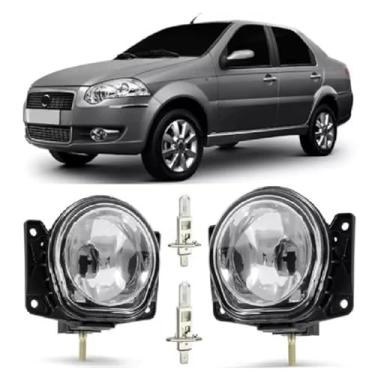 Imagem de Par Farol De Milha Siena G4 2011 2012 2013 2014 2015 2016 + Lâmpada