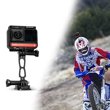 Imagem de SUREWO Suporte de braço de extensão de liga de alumínio 9 cm de metal para capacete compatível com câmeras GoPro Hero 13/12/11/10/9/8/7, AKASO/Campark/DJI Osmo Action 5 pro/4/3 e mais