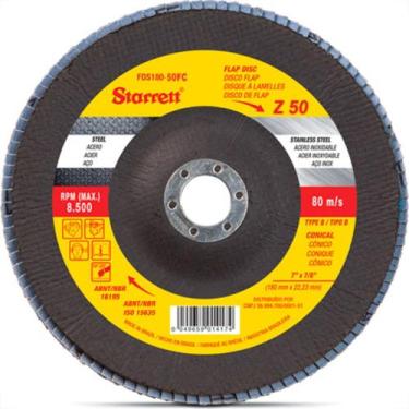 Imagem de Disco Flap Starret 7 X 50 Zirconia - STARRETT