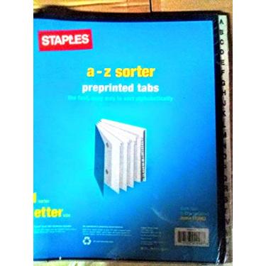 Imagem de Separadores pré-impressos do classificador a-z