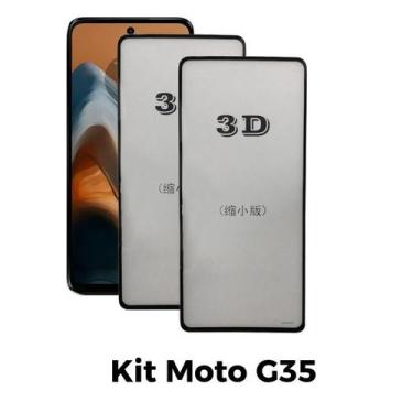 Imagem de 2UN Película 3D de Vidro para Motorola Moto G35 - LXL