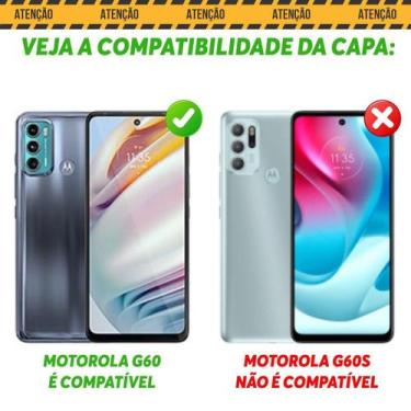 Imagem de Capa Protetora Moto G60 - Resistente Antichoque - Preto - Chroma Tech