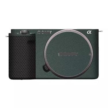 Imagem de Adesivo de capa de câmera para Sony ZV-E10 protetor de câmera película protetora antiarranhões decoração (verde turquesa)