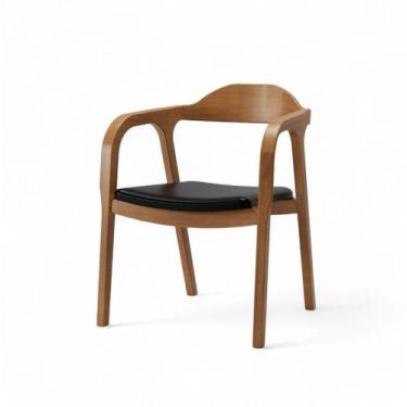 Imagem de Cadeira Bugre Champagne Assento material sintético Preto - 76898 - Sun