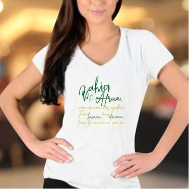Imagem de BabyLook Bahia ô Africa - Ponto Baiano - Umbanda Candomblé - Unissex -
