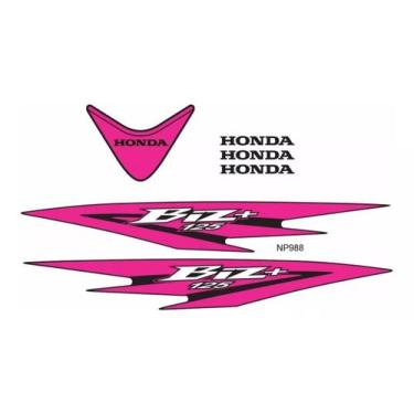 Imagem de Adesivo Protetor Honda Biz 125 2010 Rosa - Resitank